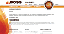 Desktop Screenshot of bossfire.com.au
